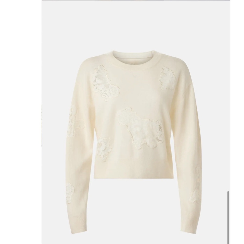 LoveShackFancy Lazuli Sweater, Size: L - Picture 5 of 12